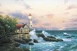 Thomas Kinkade Famous Paintings - Beacon of hope